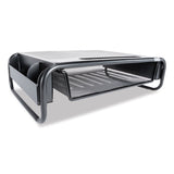 Allsop® Metal Art Organizer 5 Monitor, 18" x 11.8" x 5.1", Black, Supports 30 lbs (ASP32166) Each