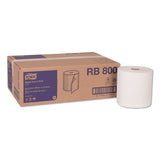 Tork® Advanced Hardwound Roll Towel, 1-Ply, 7.88" x 800 ft, White, 6 Rolls/Carton (TRKRB800) Case of 6