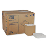 Tork® Universal Dinner Napkins, 1-Ply, 17" x 17", 1/4 Fold, White, 4008/Carton (TRKN7141A) Case of 4008