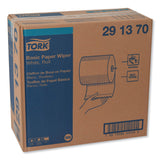 Tork® Basic Paper Wiper Roll Towel, 1-Ply, 7.68" x 1,150 ft, White, 4 Rolls/Carton (TRK291370) Case of 4
