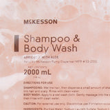 McKesson Shampoo and Body Wash 2,000 mL Dispenser Refill Bag Apricot Scent (468270_CS) 4/CS