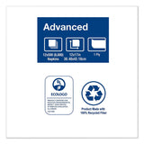 Tork® Advanced Masterfold Dispenser Napkins, 1-Ply,12" x 17", White, 6000/Carton (TRKD802A) Case of 6000