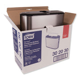 Tork® Xpress Countertop Towel Dispenser, 12.68 x 4.56 x 7.92, Stainless Steel/Black (TRK302030) Each