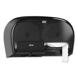 Tork High Capacity Bath Tissue Roll Dispenser for OptiCore, 16.62 x 5.25 x 9.93,Black (TRK565528) Each