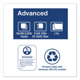 Tork® Multifold Paper Towels, 2-Ply, 9.13 x 9.5, White, 189/Pack, 16 Packs/Carton (TRK101293) Case of 16 Packs