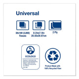 Tork® Universal Facial Tissue, 2-Ply, White, 100 Sheets/Box, 30 Boxes/Carton (TRKTF6710A) Case of 30
