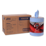 Tork® Advanced ShopMax Wiper 450, Centerfeed Refill, 9.9 x 13.1, Blue, 200/Roll, 2 Rolls/Carton (TRK450338) 2 Rolls