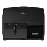 Tork® Twin Bath Tissue Roll Dispenser for OptiCore, 11.06 x 7.18 x 8.81, Black (TRK565728) Each