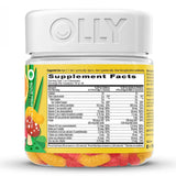 OLLY® Kids Multi Gummy Worms Dietary Supplement Vitamin A / B6 / B12 / C / D / E / Zinc 150 mcg - 0.5 mg - 1.2 mcg - 15 mg - 10 mcg - 3.75 mg - 0.75 mg Strength Gummy 70 per Bottle Sour Fruity Punch Flavor (1249517_BT) 1/BT