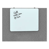 U Brands Cubicle Glass Dry Erase Board, 20 x 16, White Surface (UBR3689U0001) Each