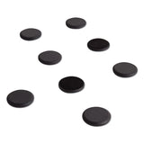 U Brands High Energy Magnets, Circle, Black, 1.25" Diameter, 8/Pack (UBR3021U0012) Pack of 8