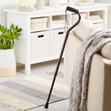 McKesson Offset Cane Aluminum 30 to 39 Inch Height Black (1065214_EA) 1/EA