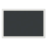 U Brands Magnetic Chalkboard with Decor Frame, 30 x 20, Black Surface, White Wood Frame (UBR2073U0001) Each