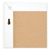 U Brands Linen Bulletin Board with Decor Frame, 30 x 20, Tan Surface, White Wood Frame (UBR2074U0001) Each