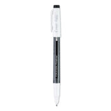 FriXion FriXion Erasable Stick Marker Pen, 0.6 mm, Black Ink/Barrel, Dozen (PIL11485) Box of 12