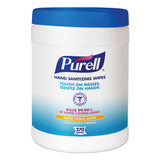 PURELL® Sanitizing Hand Wipes, 6.75 x 6, Fresh Citrus, White, 270/Canister, 6 Canisters/Carton (GOJ911306CT) 6 canisters of 270 wipes