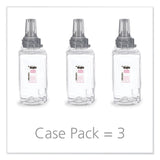GOJO® Clear and Mild Foam Handwash Refill, For ADX-12 Dispenser, Fragrance-Free, 1,250 mL Refill, 3/Carton (GOJ881103) Case of 3