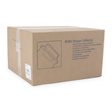 BD™ Sharps Container Translucent White Base 12 H X 12 W X 4-4/5 D Inch Horizontal Entry 1.35 Gallon (287479_CS) 12/CS