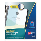 Avery® Top-Load Poly Sheet Protectors, Heavyweight, Letter, Nonglare, 200/Box (AVE74401) 1 Case of 200
