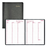 Brownline® Essential Collection Weekly Appointment Book in Columnar Format, 11 x 8.5, Black Cover, 12-Month (Jan to Dec): 2026 (REDCB950BLK) Each