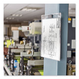 Avery® Top-Load Clear Vinyl Envelopes w/Thumb Notch, 9” x 12”, Clear, 10/Pack (AVE74804) Pack of 10