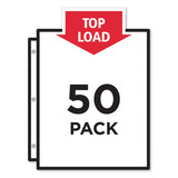 Avery® Top-Load Poly Sheet Protectors, Heavy Gauge, Letter, Nonglare, 50/Box (AVE74107) 1 Case of 50