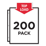 Avery® Top-Load Poly Sheet Protectors, Heavy Gauge, Letter, Nonglare, 100/Box (AVE74102) 1 Case of 100