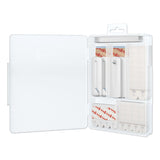 Command™ Picture Hanging Kit, Assorted Sizes, Plastic, White/Clear, 1 lb; 4 lb; 5 lb Capacities 38 Pieces/Pack (MMM17213ES) 1 Kit