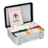 First Aid Only™ Unitized ANSI Compliant Class A Type III First Aid Kit for 25 People, 84 Pieces, Metal Case (FAO90568) Each