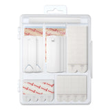 Command™ Picture Hanging Kit, Assorted Sizes, Plastic, White/Clear, 1 lb; 4 lb; 5 lb Capacities 38 Pieces/Pack (MMM17213ES) 1 Kit