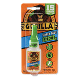 Gorilla® Super Glue Gel, 0.53 oz, Dries Clear, 4/Carton (GOR7807301CT) Case of 4