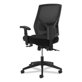 HON® Crio High-Back Task Chair with Asynchronous Control, Supports Up to 250 lb, 18" to 22" Seat Height, Black (BSXVL582SB11T) Each
