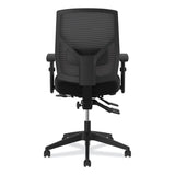 HON® Crio High-Back Task Chair with Asynchronous Control, Supports Up to 250 lb, 18" to 22" Seat Height, Black (BSXVL582SB11T) Each