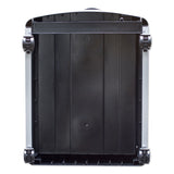 Storex Mobile Filing Cabinet with Metal Siding, 2 Letter-Size File Drawers, Silver/Black, 19" x 15" x 23" (STX61351U01C) Each