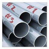 Avery® MARKS A LOT Extra-Large Desk-Style Permanent Marker, Extra-Broad Chisel Tip, Red (24147) (AVE24147) Box of 12