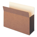 Smead™ Redrope Drop-Front File Pockets with Fully Lined Gussets, 5.25" Expansion, Letter Size, Redrope, 10/Box (SMD73274) Pack of 10