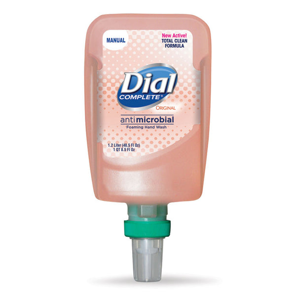 Dial® Professional Antibacterial Foaming Hand Wash Refill for FIT Manual Dispenser, Original, 1.2 L (DIA16670EA)