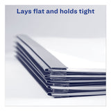 Avery® Durable Clear Front Report Cover, Prong Fastener, 0.13" Capacity, 8.5 x 11, Clear/Blue, 25/Box (AVE47961) 1 Pack of 25