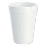 Dart® Foam Drink Cups, 14 oz, White, 1,000/Carton (DCC14J16) Case of 1000