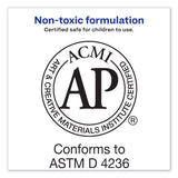 Avery® Permanent Glue Stic Value Pack, 0.26 oz, Applies Purple, Dries Clear, 18/Pack (AVE98079) Pack of 18