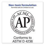 Avery® Permanent Glue Stic, 1.27 oz, Applies Purple, Dries Clear (AVE00226) Each