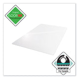 Floortex® Cleartex Ultimat Polycarbonate Chair Mat for Low/Medium Pile Carpet, 35 x 47, Clear (FLREC118923ER) Each
