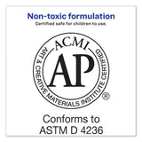 Avery® Permanent Glue Stic Value Pack, 0.26 oz, Applies White, Dries Clear, 6/Pack (AVE98095) Pack of 6