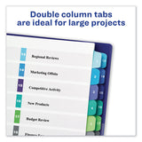 Avery® Customizable TOC Ready Index Double Column Multicolor Tab Dividers, 24-Tab, 1 to 24, 11 x 8.5, White, 1 Set (AVE11321) Each