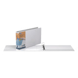 Stride QuickFit Ledger D-Ring View Binder, 3 Rings, 2" Capacity, 11 x 17, White (STW94030) Each
