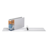 Stride QuickFit Ledger D-Ring View Binder, 3 Rings, 3" Capacity, 11 x 17, White (STW94050) Each