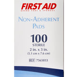 American White Cross Non-Adherent Dressing 2 X 3 Inch Sterile 1 per Pack (126982_EA) 1/EA