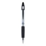 Zebra® Z-Grip MAX Ballpoint Pen, Retractable, Medium 1 mm, Black Ink, Silver/Black Barrel, 12/Pack (ZEB22410) Box of 12