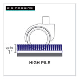 ES Robbins® EverLife Intensive Use Chair Mat for High Pile Carpet, Rectangular, 46 x 60, Clear (ESR124377) Each