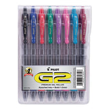Pilot® G2 Premium Gel Pen Convenience Pack, Retractable, Bold 1 mm, Assorted Ink and Barrel Colors, 8/Pack (PIL31654) Pack of 8
